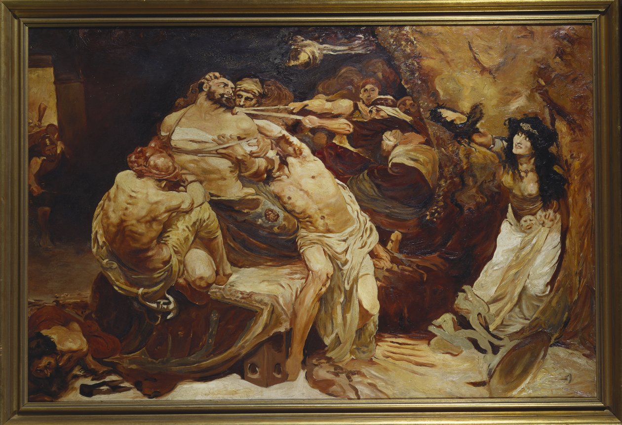 Samson ve Delilah by Solomon Joseph Solomon