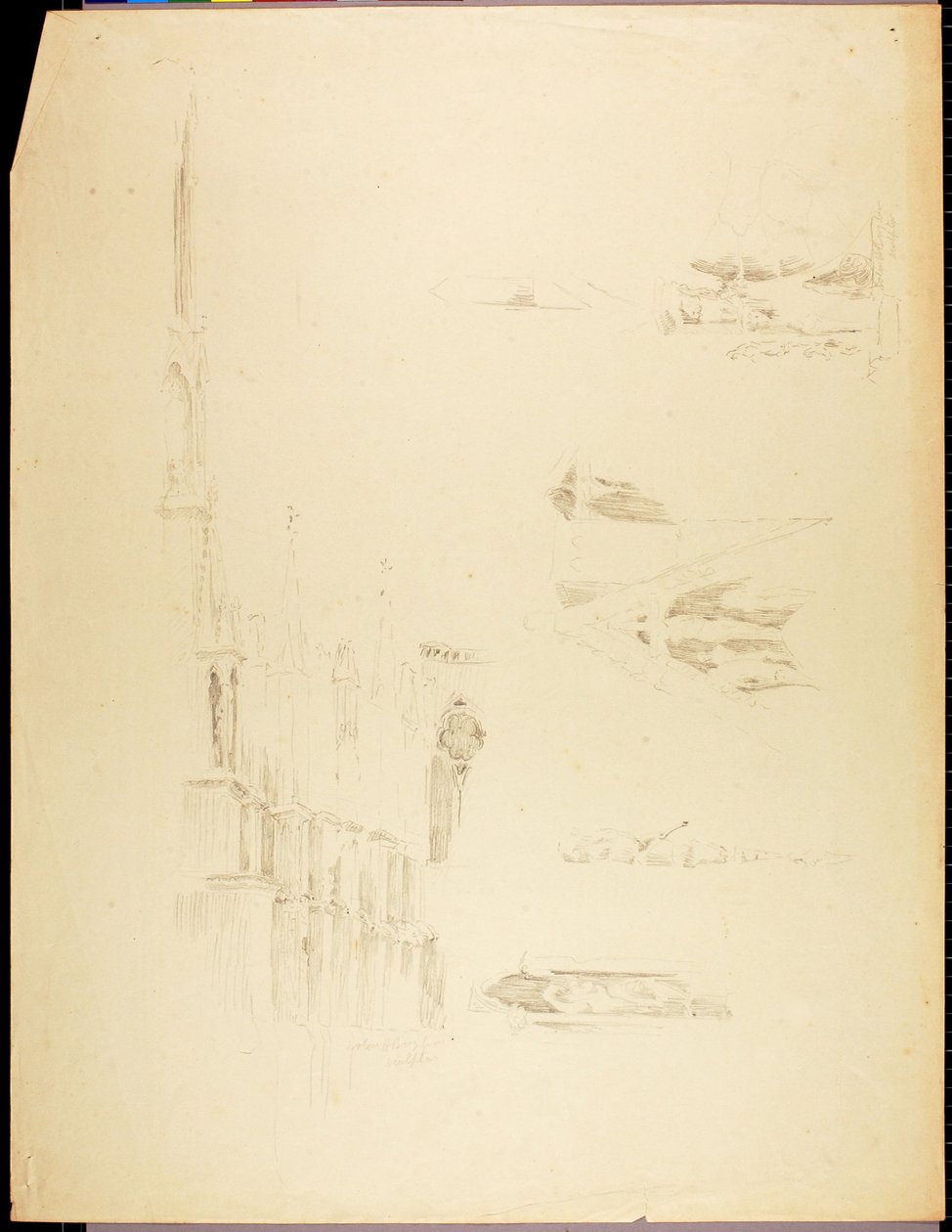 Katedral Çalışmaları by Solon H. Borglum