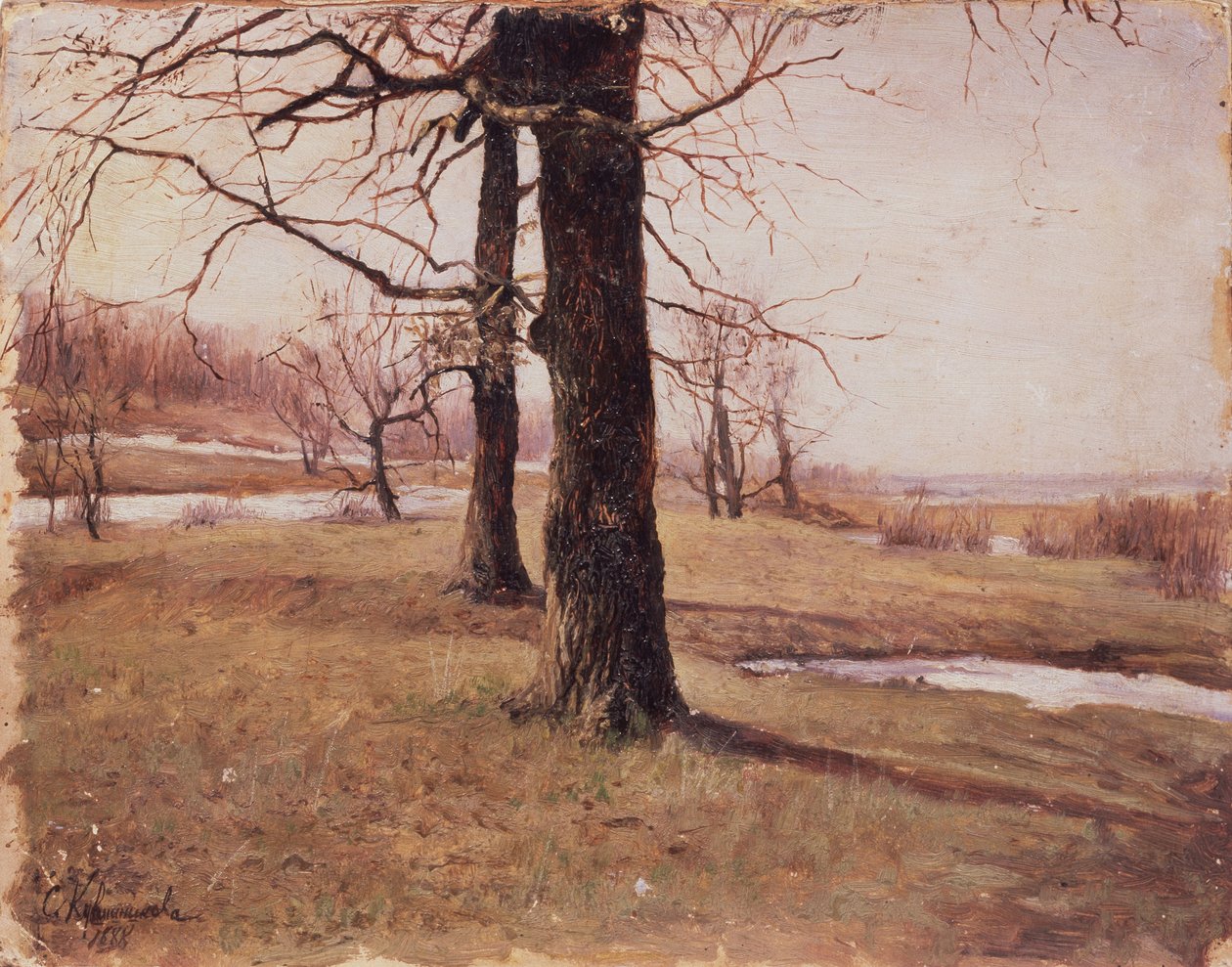 Bahar manzarası, 1888 by Sophia Petrovna Kuvshinnikova