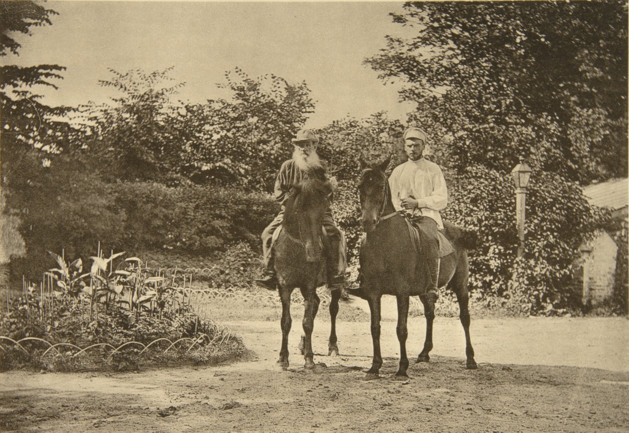 Rus yazar Leo Tolstoy, Tula yakınlarındaki Yasnaya Polyana