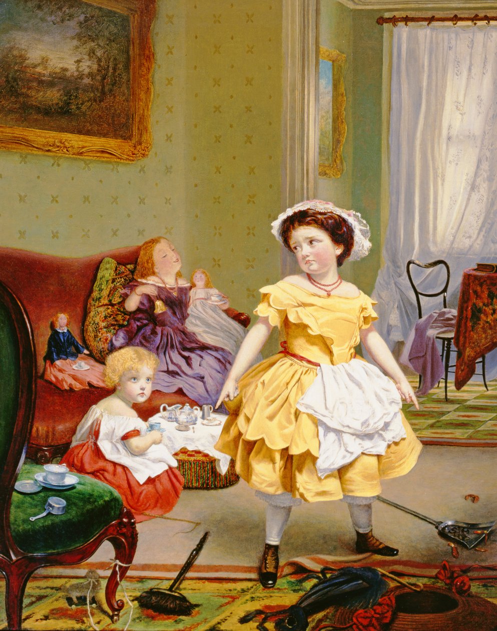 Anne oynama sırası bende! by Sophie Gengembre Anderson