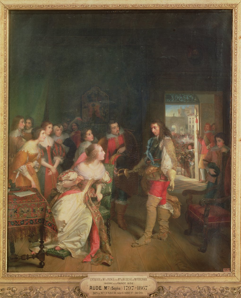 Louis II (1621-86) de Bourbon ve Anne-Marie-Louise d