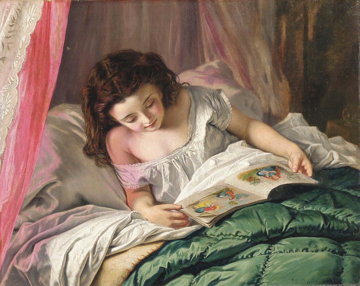 Okuma zamanı by Sophie Gengembre Anderson