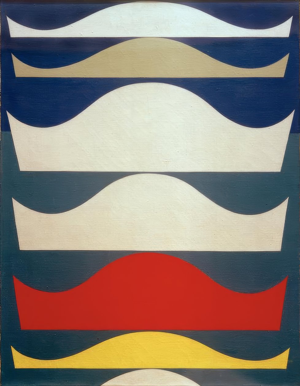 S.Taeuber-Arp, Renkli Derecelendirme by Sophie Taeuber Arp