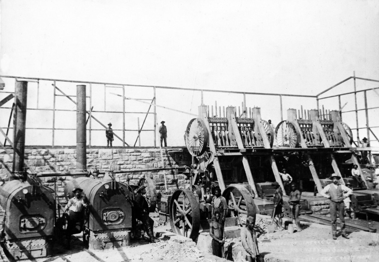 Altın Damga Fabrikası, Roodepoort Central CMco., c.1895 by South African Photographer