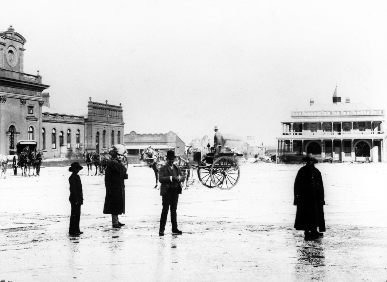 Pazar Meydanı, Johannesburg, c.1895 by South African Photographer