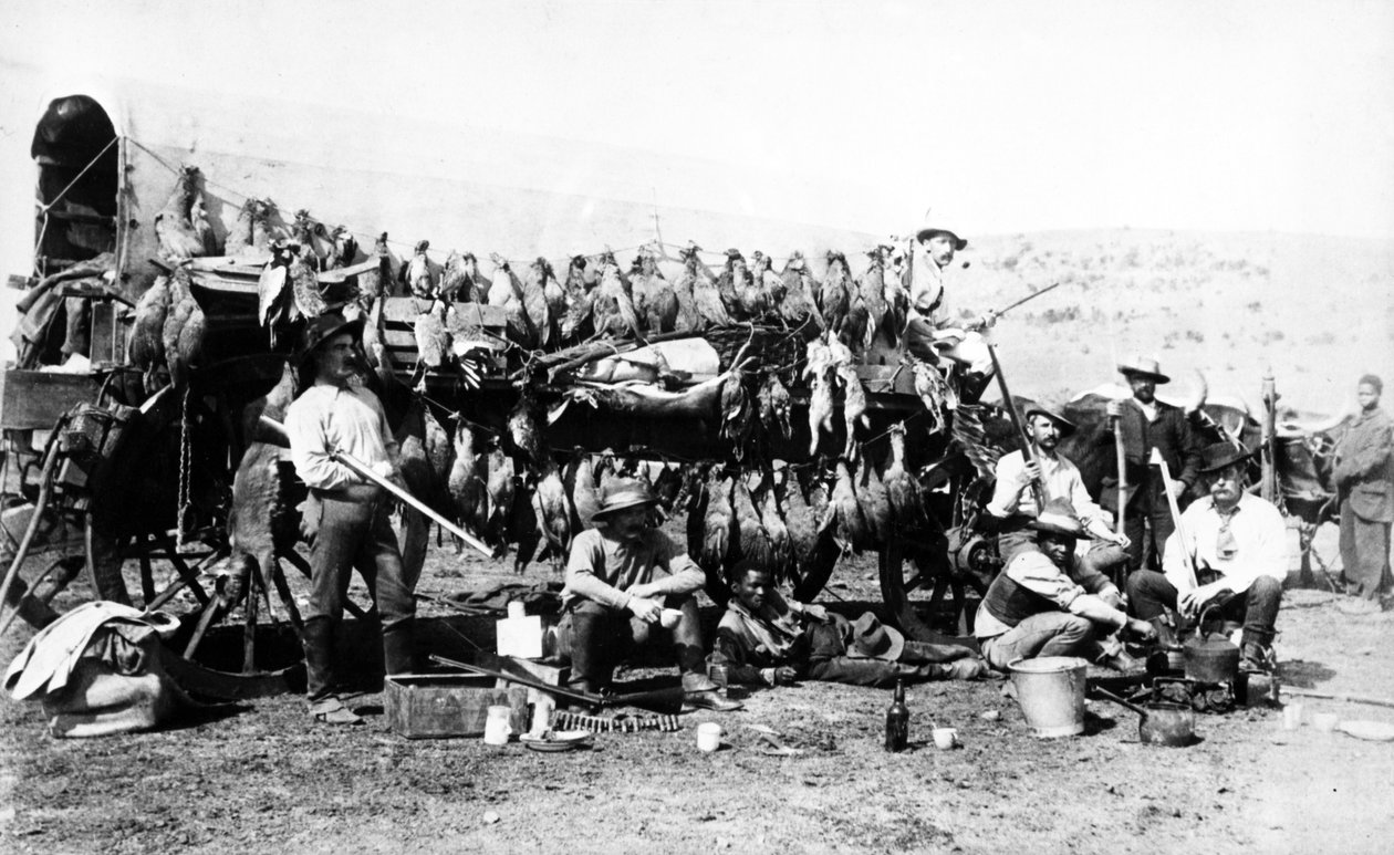 Bir Atış Seferinden Dönüş, Güney Afrika, 1895 dolayları by South African Photographer