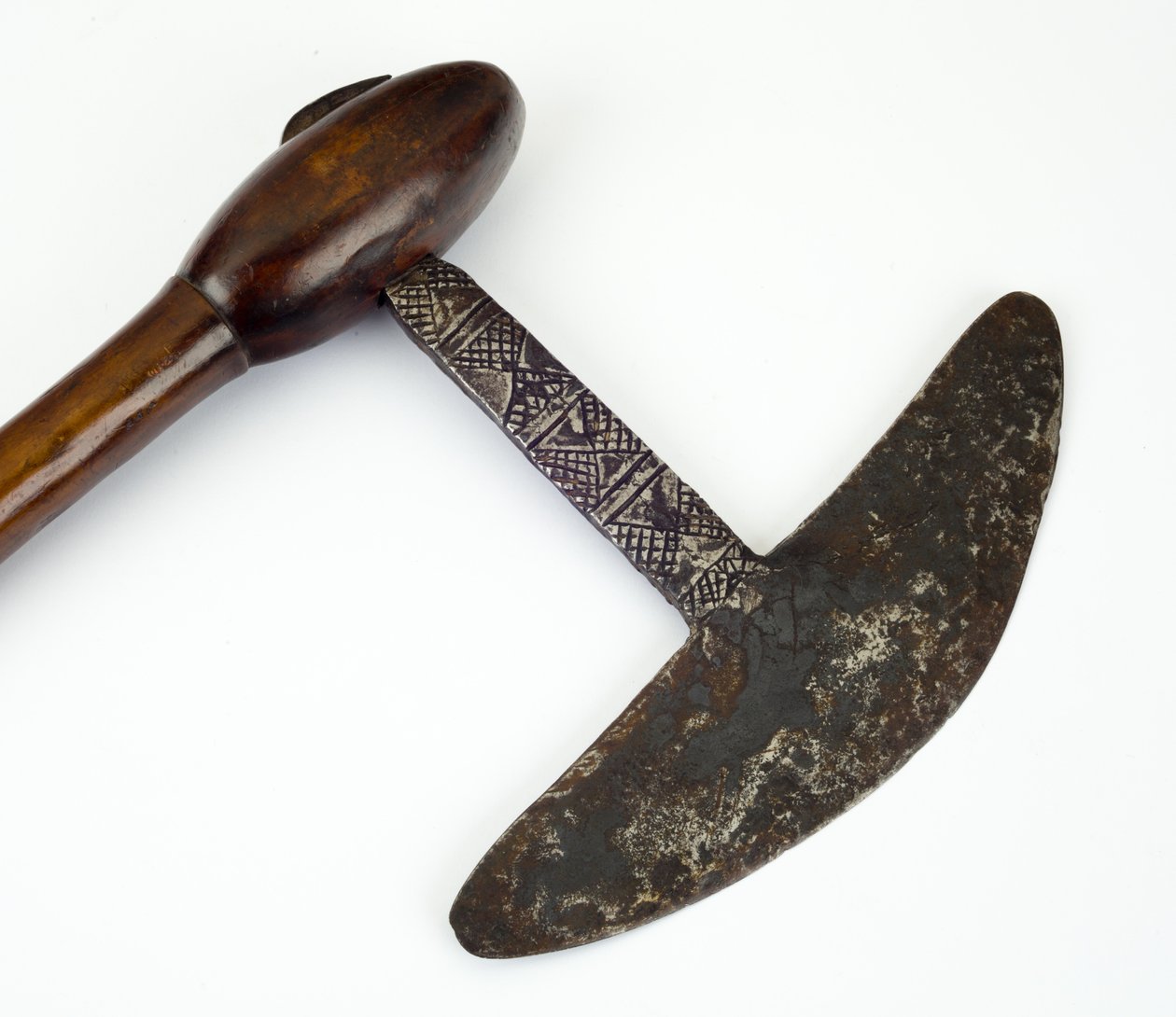 Gano veya savaş baltası (kararmış demir ve ahşap) by South African School
