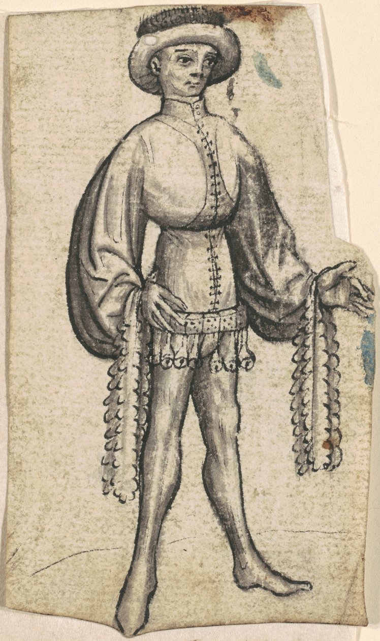 Daimi Bir Saray Üyesi by South German 15th Century