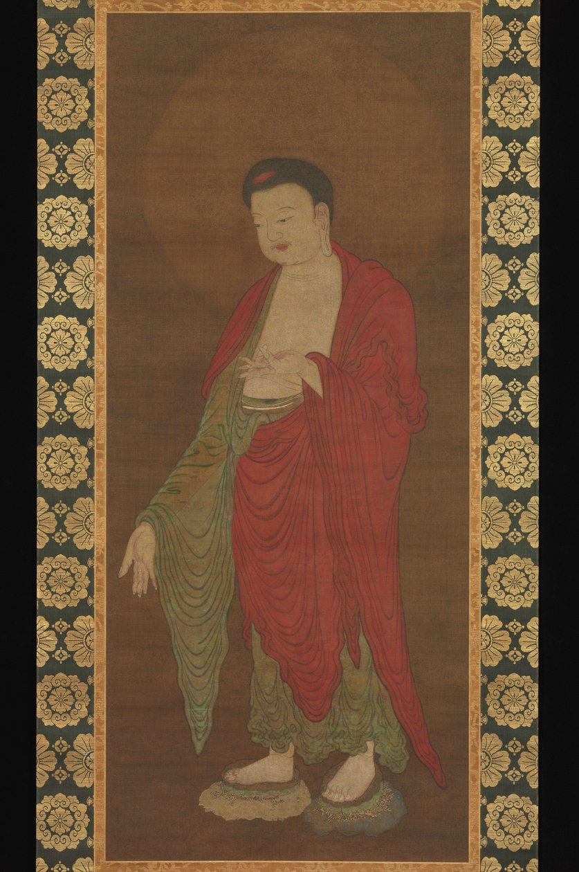 Buda Amitabha, Saf Topraklarından iniyor by Southern Song Dynasty Chinese School