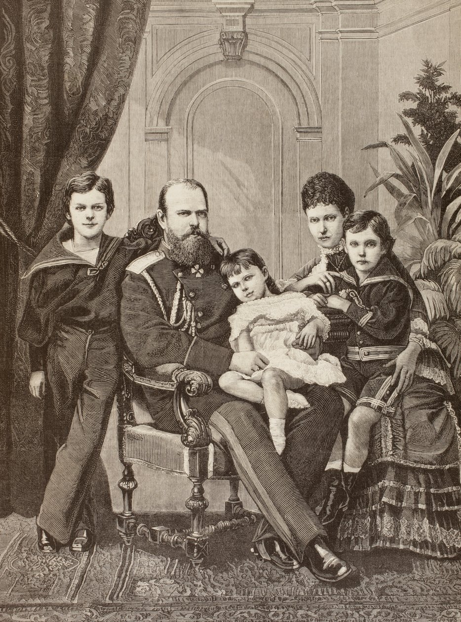 Alexander III ve ailesi, 1881 tarihli 