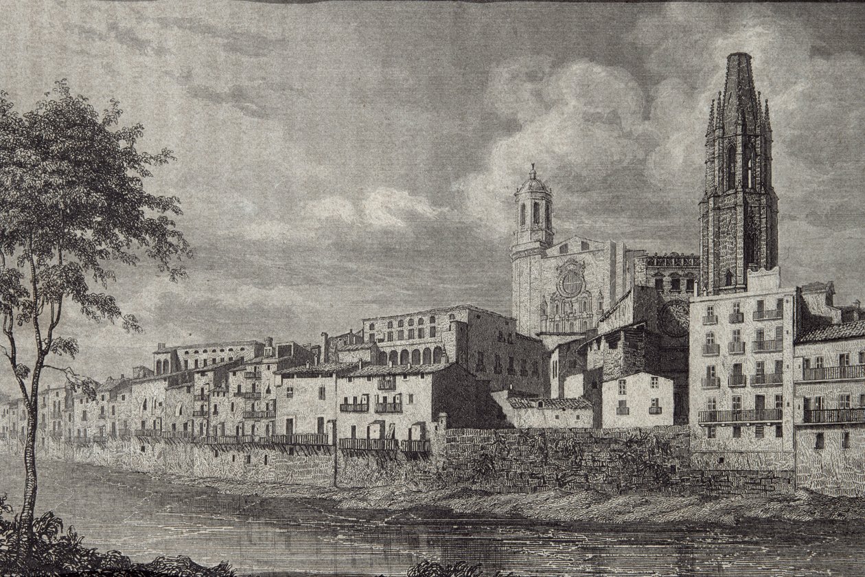 Gerona, Spain, in the 17th century  by Spanish School