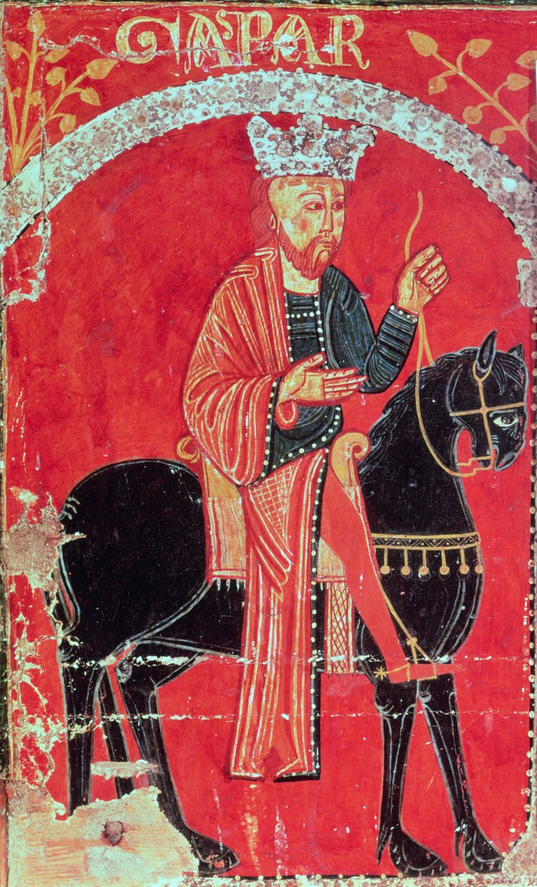 Kral Melchior (panelde öfke) by Spanish School