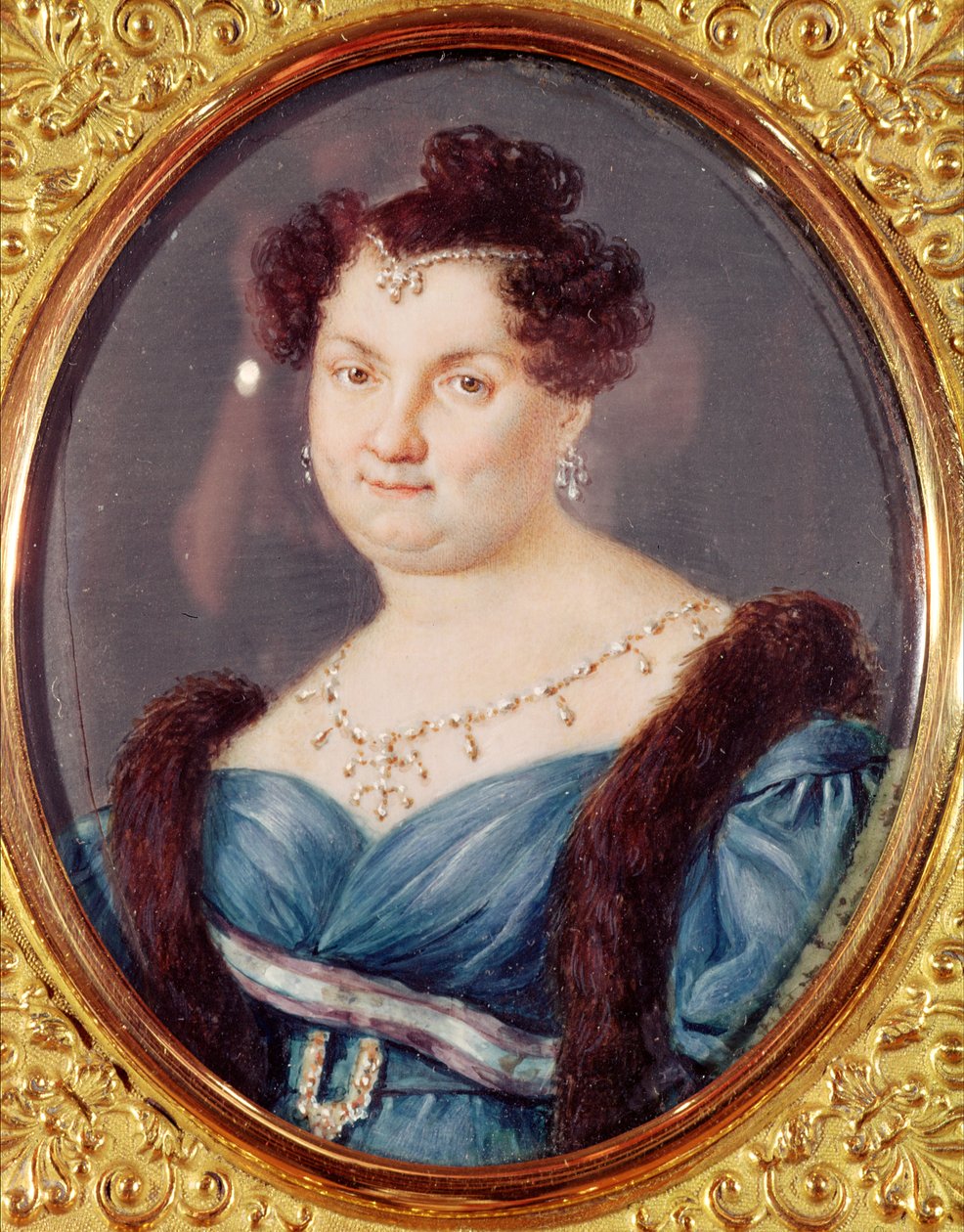 Bourbon-Sicilya Marie-Christine (1806-78) İspanya Kraliçesi by Spanish School