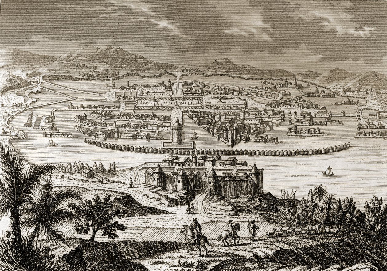 İspanyol fethi sırasında Mexico City (1519-1535) by Spanish School
