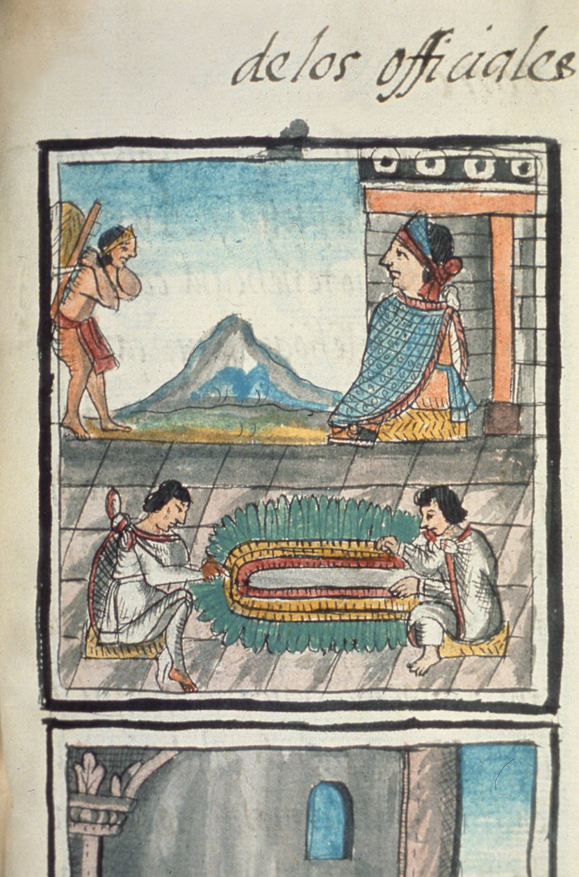 Bayan Palat. 218-220 Kitap IX Aztek Sarayı