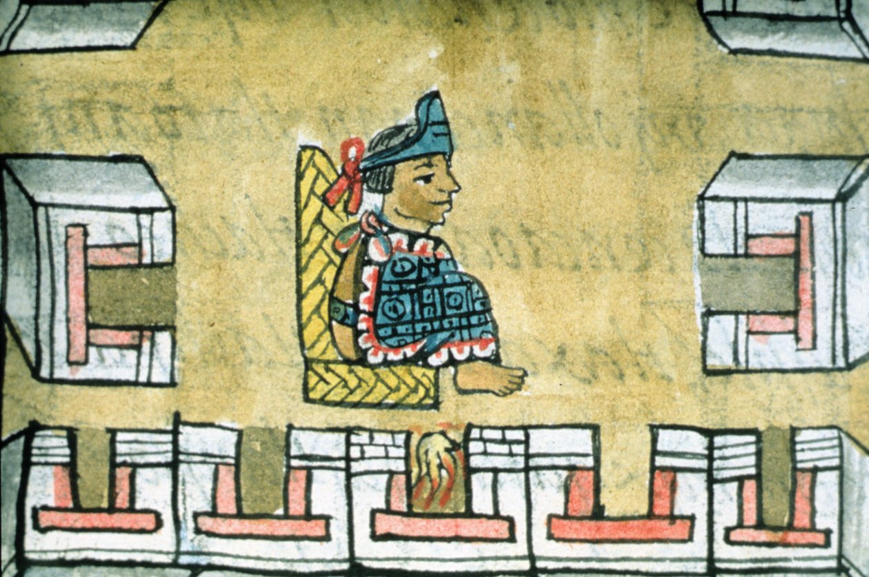 Bayan Palat. 218-220 Kitap IX Montezuma II (1466-1520), Bernardino de Sahagun