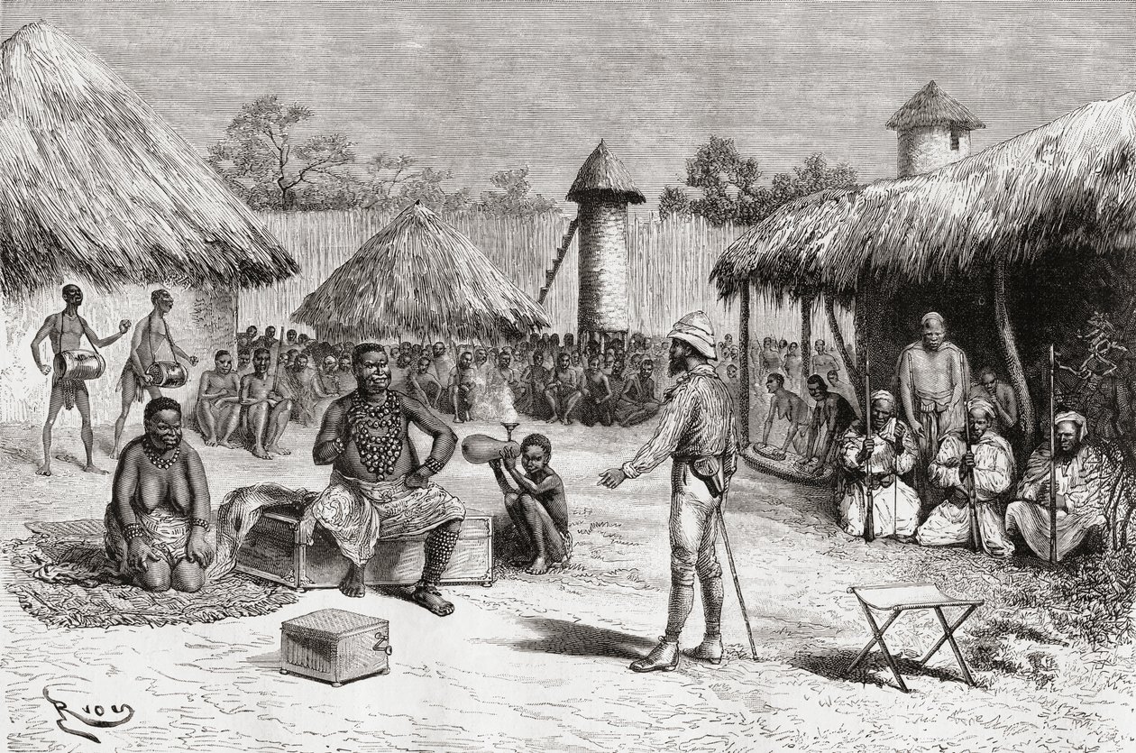 Kaşif Pietro Paolo Savorgnan di Brazza için şef Ketimkuru