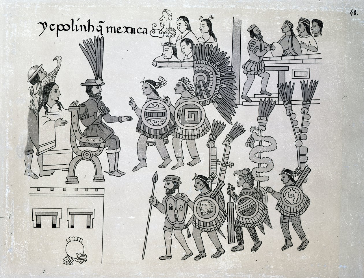 Son Aztek İmparatoru Cuauhtemoc teslim oldu, Alfredo Chavero