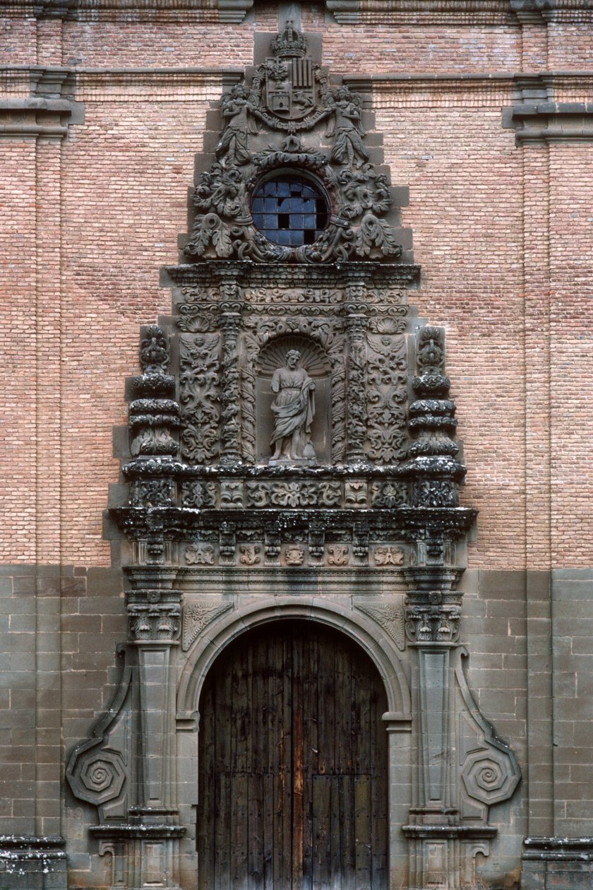 Barok bir portal by Spanish School