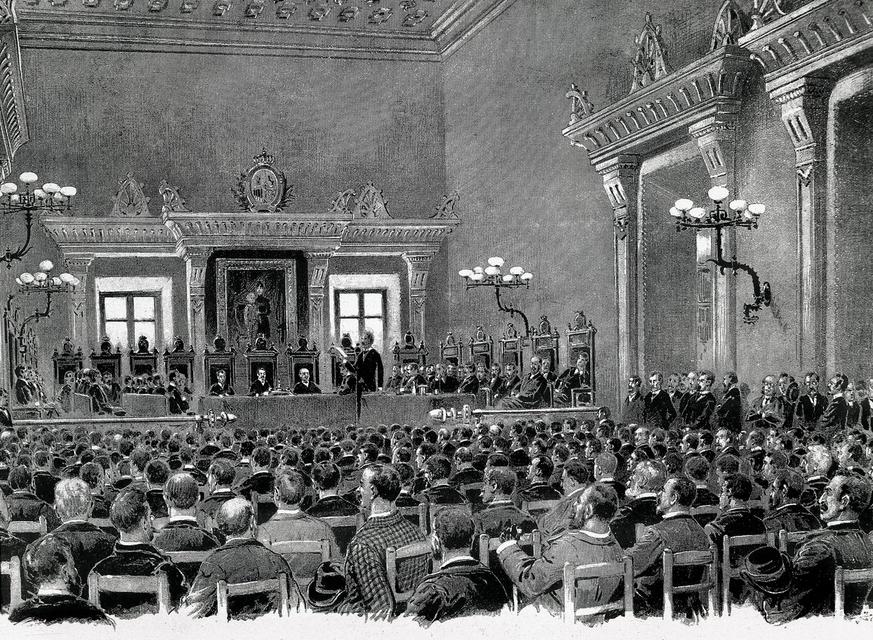 Katalan milliyetçilerinden oluşan bir toplantı, 1892