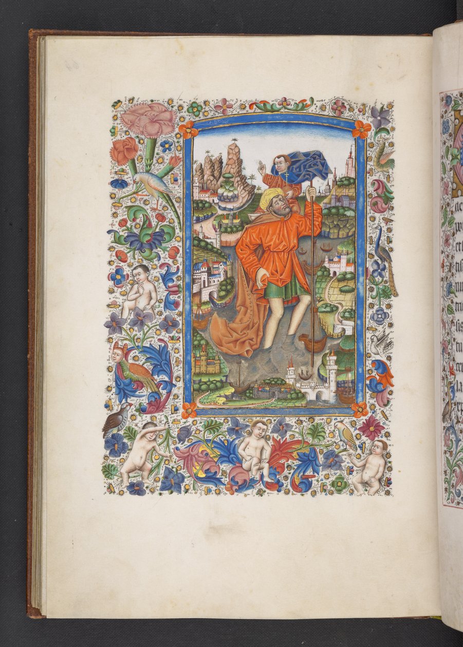 MS 50004 f.64v Saint Christopher