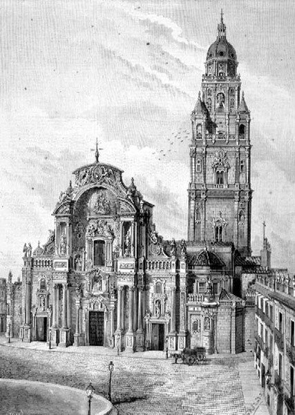 Murcia Katedrali, İspanya by Spanish School