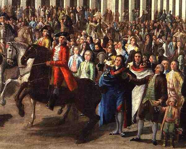 Charles III (1685-1740) Plaza Mayor'dan Madrid'e Girerken by Spanish School