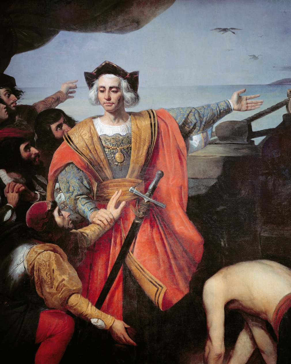 Kristof Kolomb, karavelinde, 12 Ekim 1492