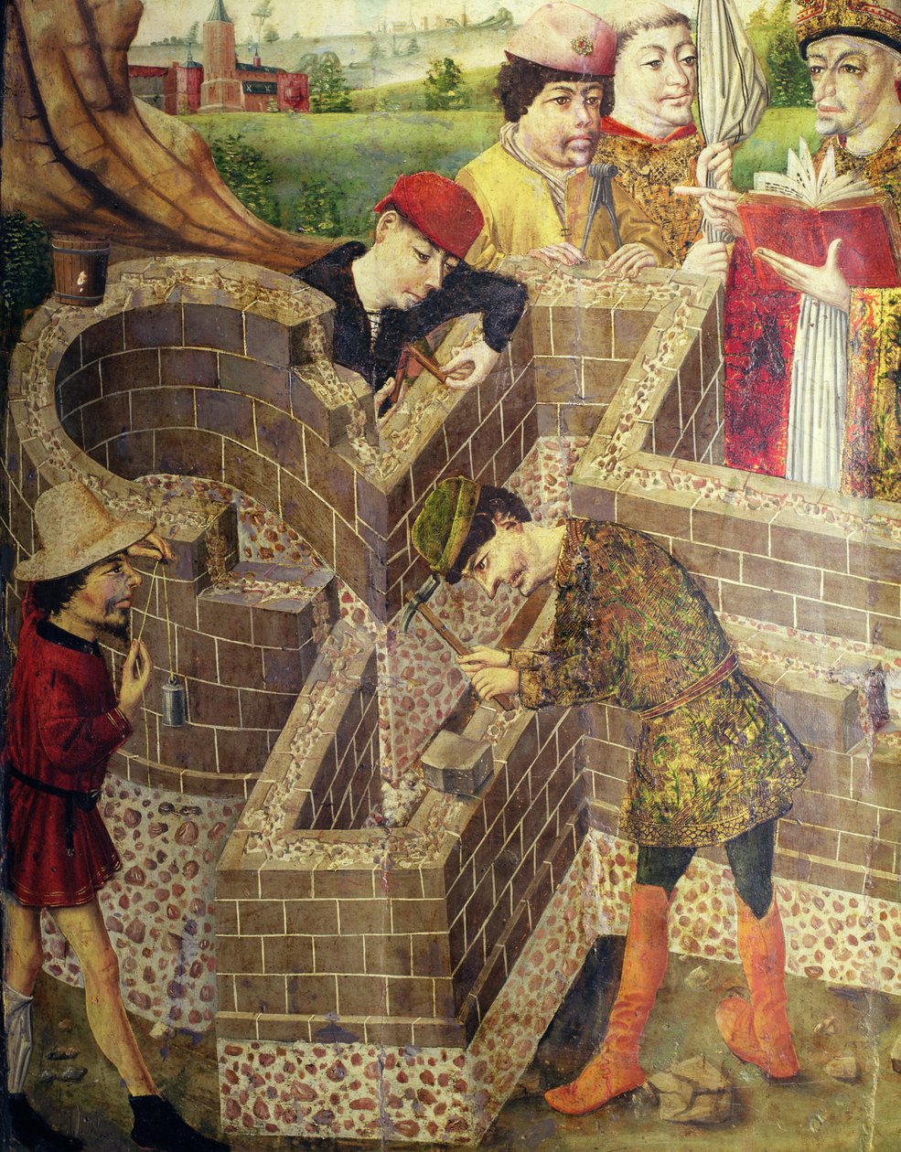 Bir kilise inşaatı, 