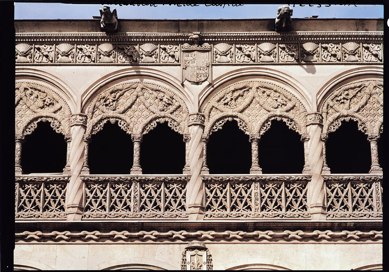 Loggia kemerlerinin detayı by Spanish School