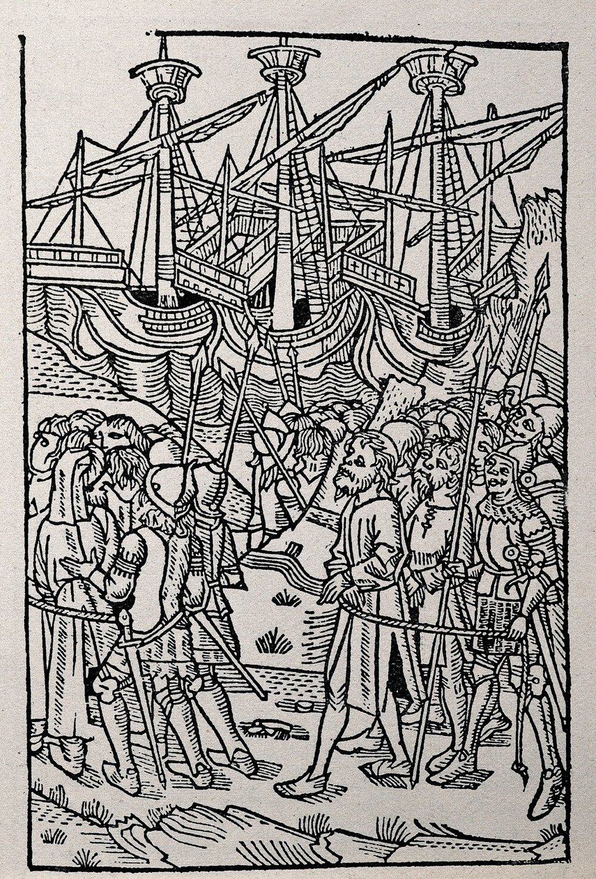Vespasian Tarihinde gravür, 1495