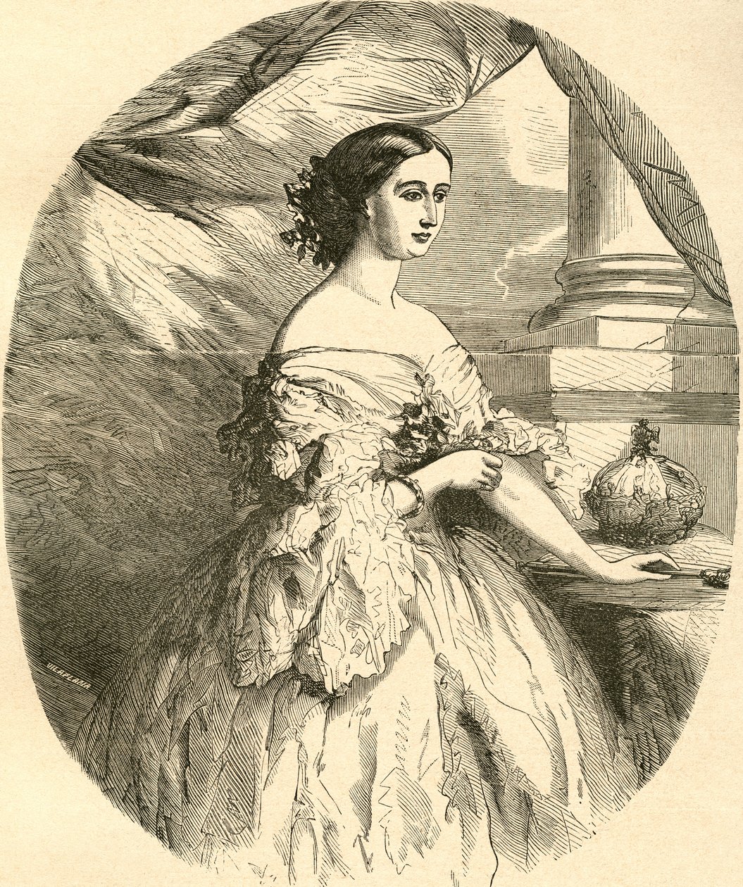 Eugenie de Montijo by Spanish School