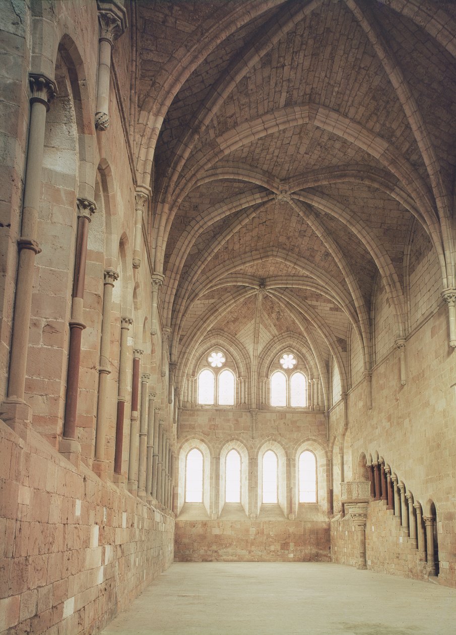 Manastırın yemekhanesinin içi, 1215 by Spanish School
