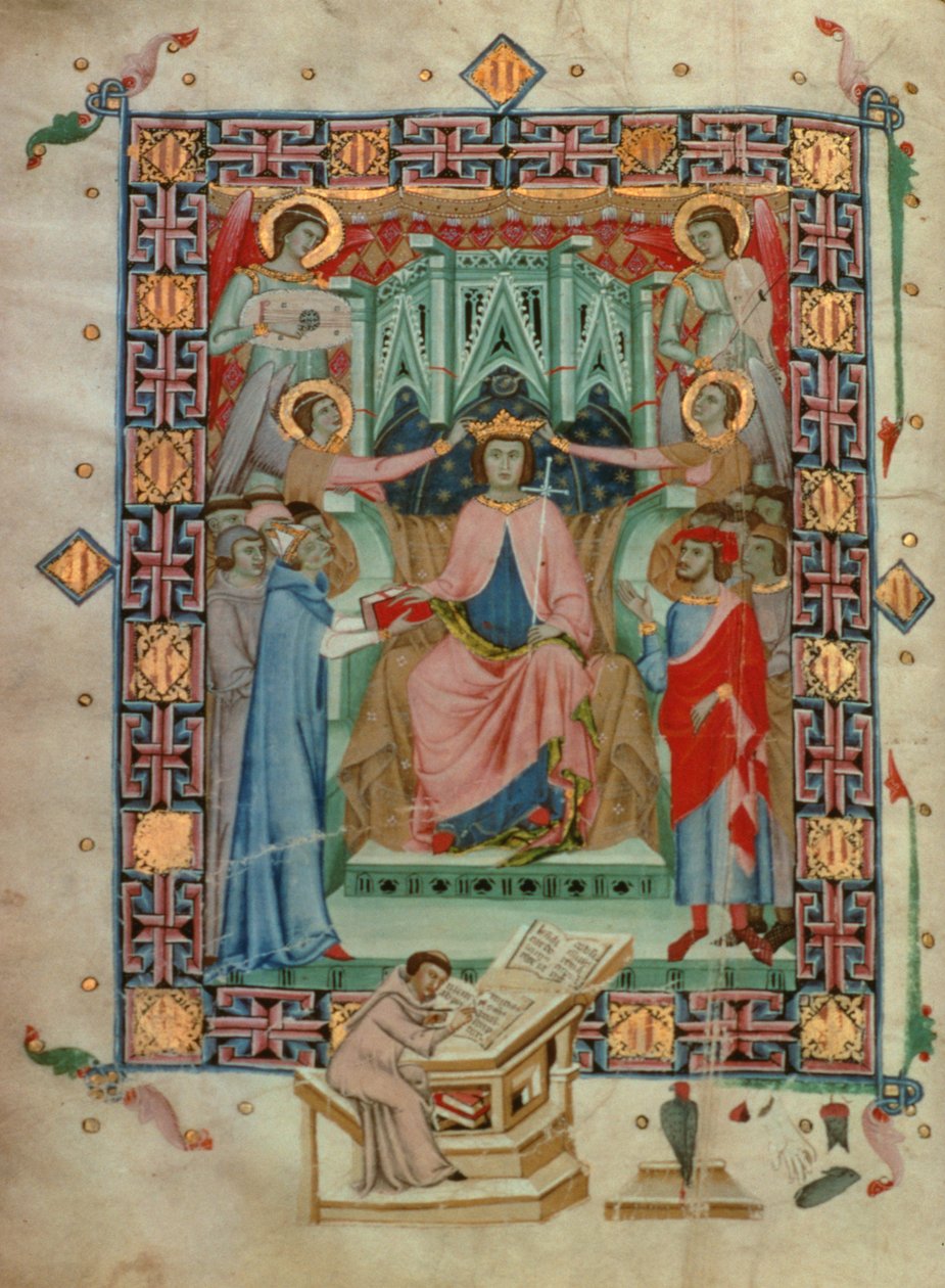 Mayorka II. Jaime (1315-49), Romeu Despoal tarafından Kral olarak yemin etti by Spanish School