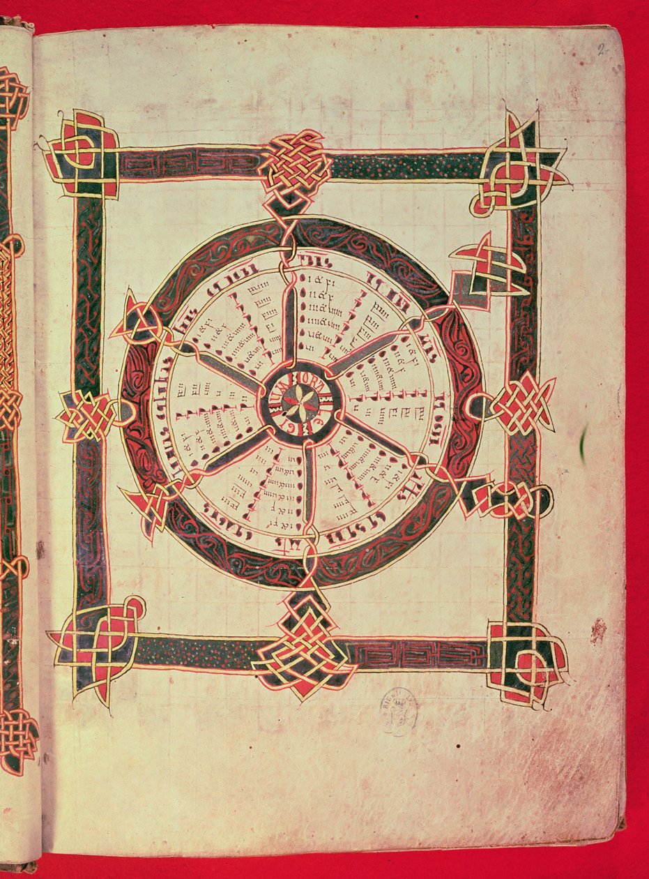 Legium Ora, 'Fuero Juzgo' el yazmasından ('Yargılar Kitabı'nın yerel versiyonu), c.1241 (parşömen) by Spanish School