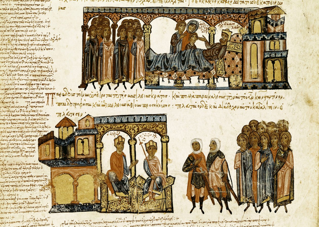 John (Johannes veya John) Scylitza (veya Skylitzes veya Scylitzae) (11.-12. yüzyıl) tarafından "Synopsis historiarum" veya "Bizans Chronicles" (Bizans krallarının tarihleri ve 811