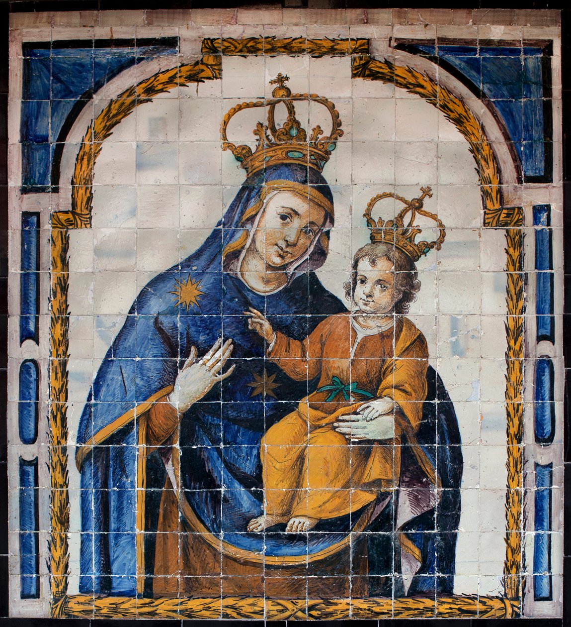 Our Lady of the People - Azulejos (fayans) 1670 civarında, Seville