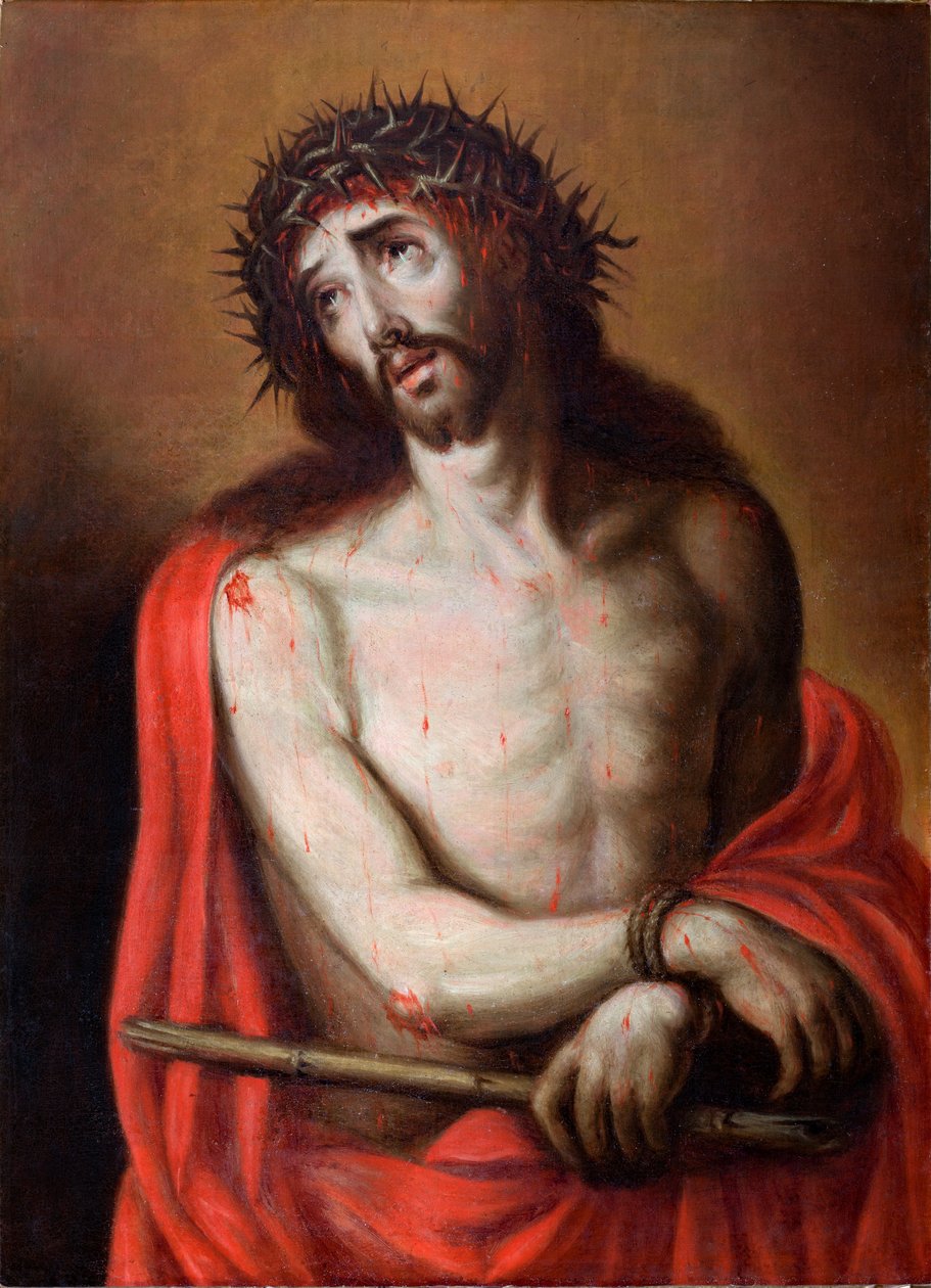 Bölge müzesi. Tablo. Ecce homo. Madrid okulu. Tuval üzerine yağlıboya. 17. yüzyıl. by Spanish School