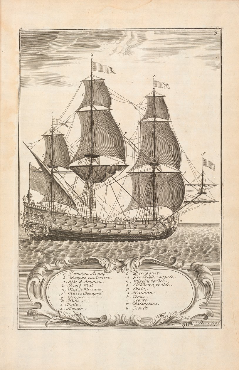 Lart des Armé es Navales, Paul Hoste, Leon, 1727