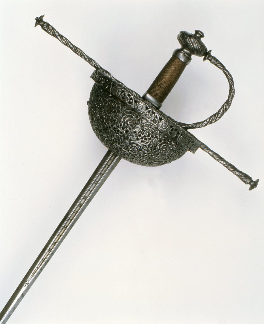 Rapier kabzası (çelik) by Spanish School