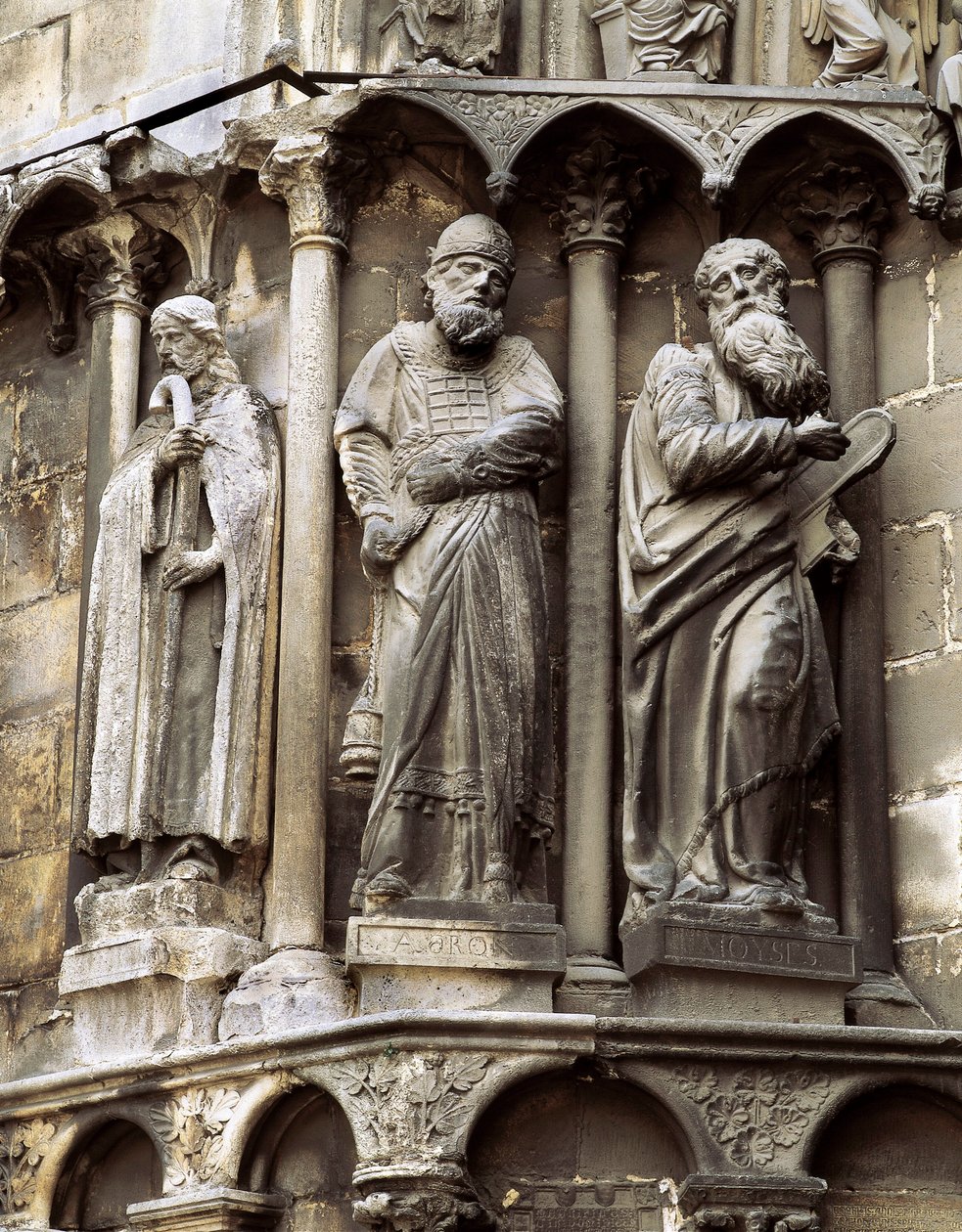 Santa Maria de Burgos 1221-1568, İspanya katedralinden heykel. Sarmental Kapısı by Spanish School