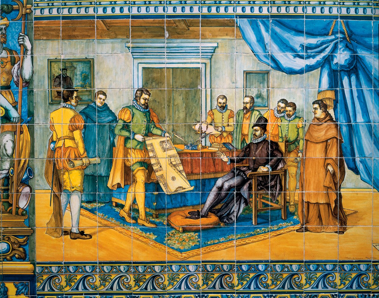 Yeni şehir planlarının İspanya Kralı II. Philip