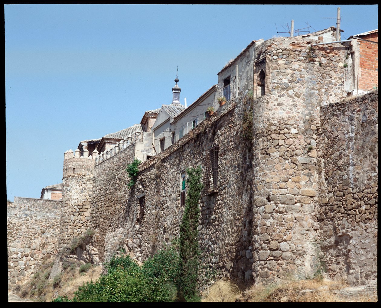 Duvarların görünümü, Toledo İspanya (Duvarların görünümü, Toledo) by Spanish School