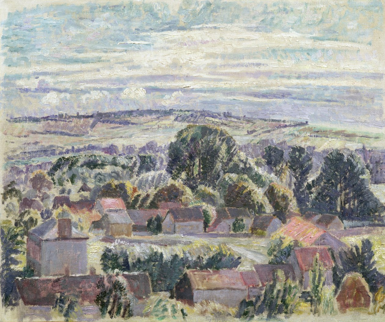 Bir İngiliz Manzarası, c.1910 by Spencer Frederick Gore