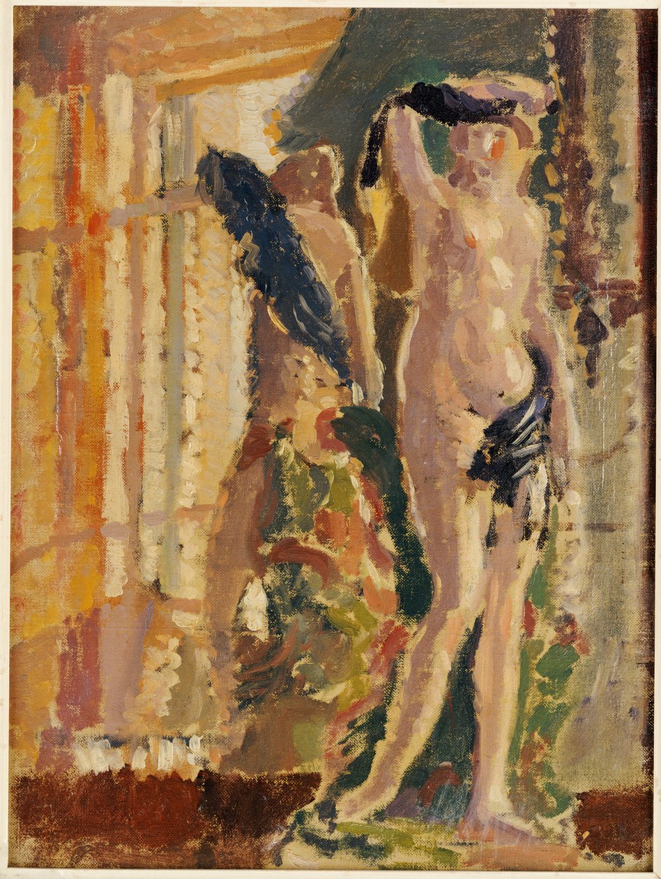 Aynalı Porselen Heykelcik, 1910 by Spencer Frederick Gore