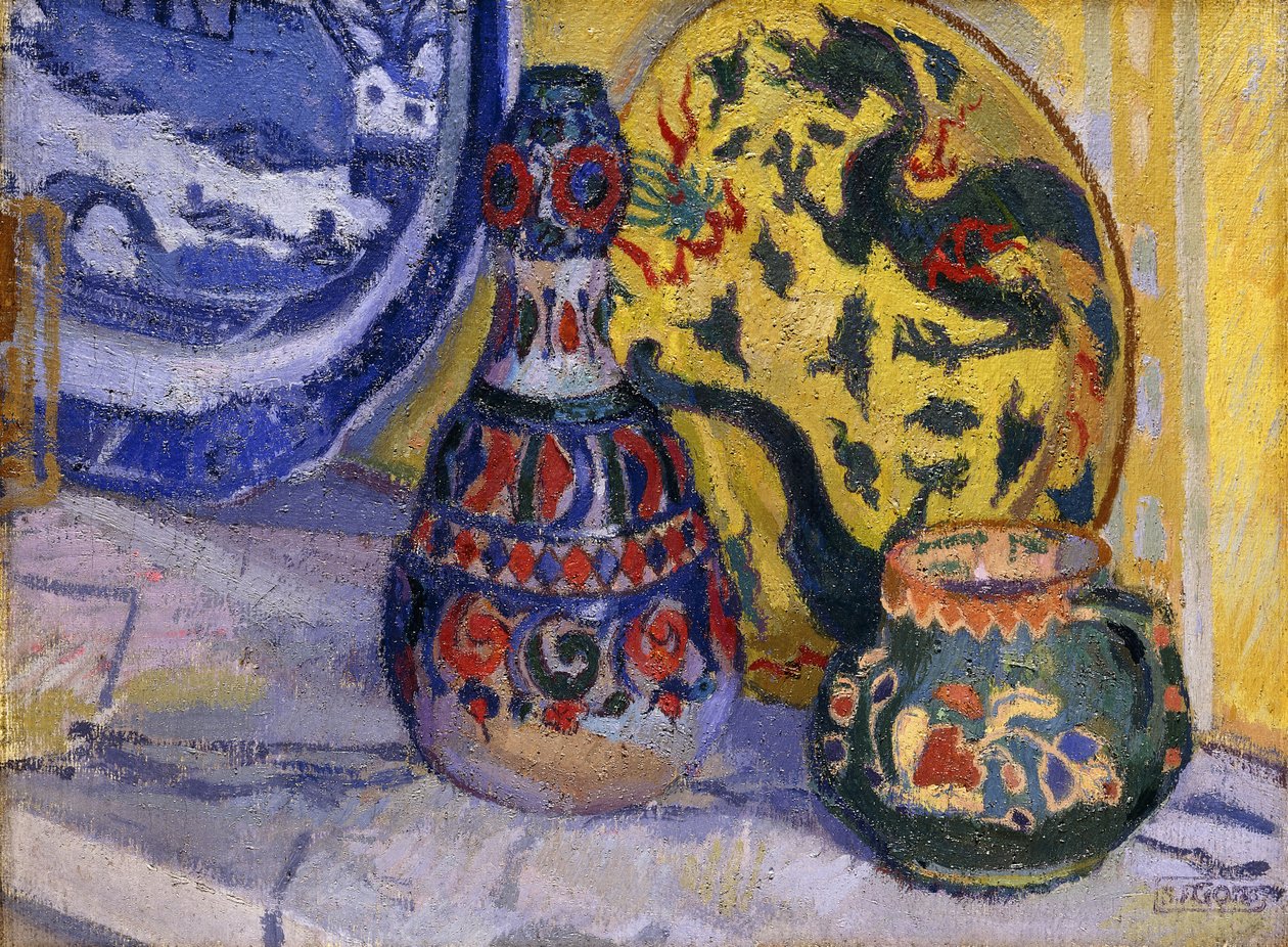 Doğu Figürlü Natürmort, 1913 by Spencer Frederick Gore