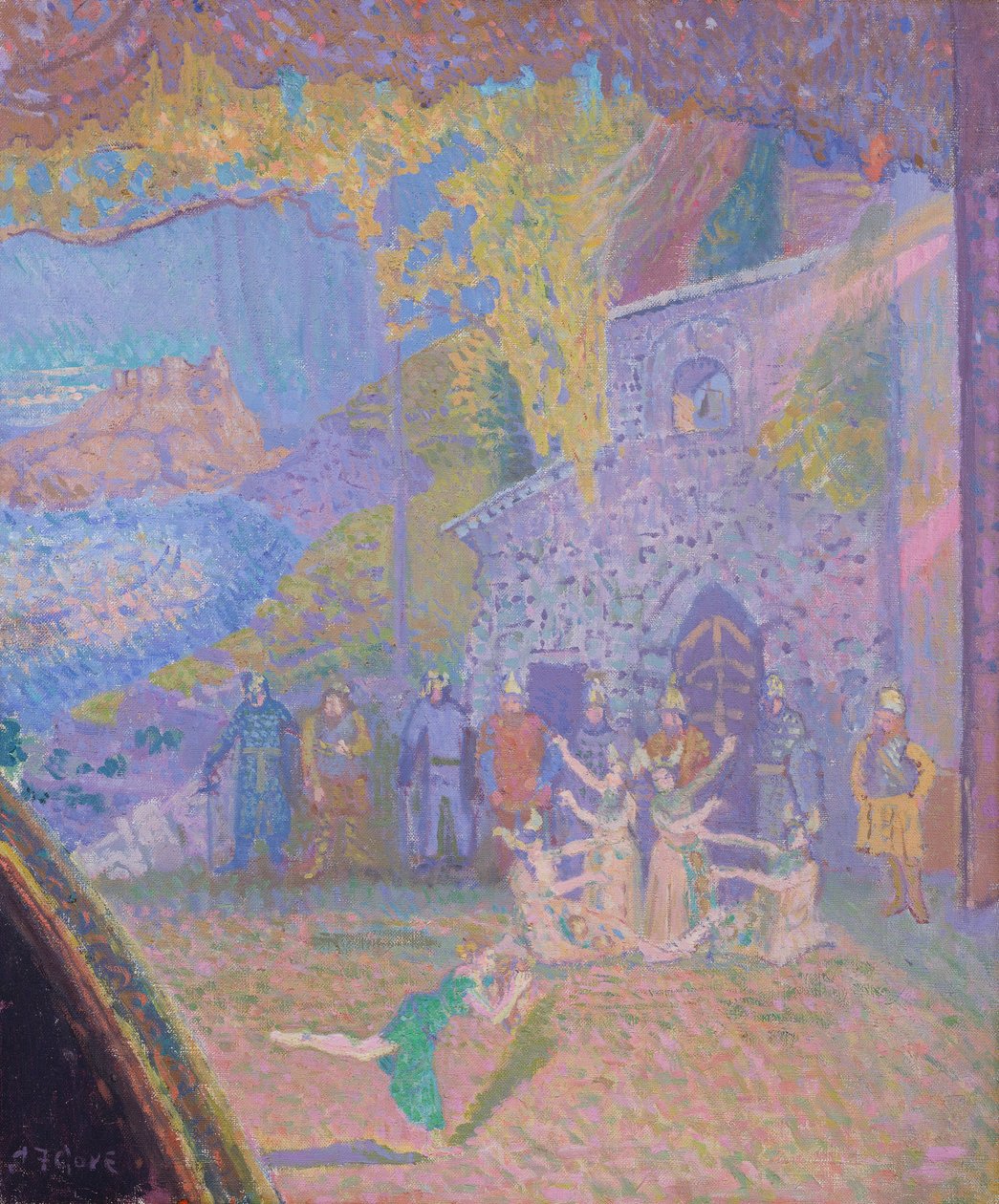 İrlanda Ruhunun Dansı, Alhambra Müzik Salonu, 1910 by Spencer Frederick Gore