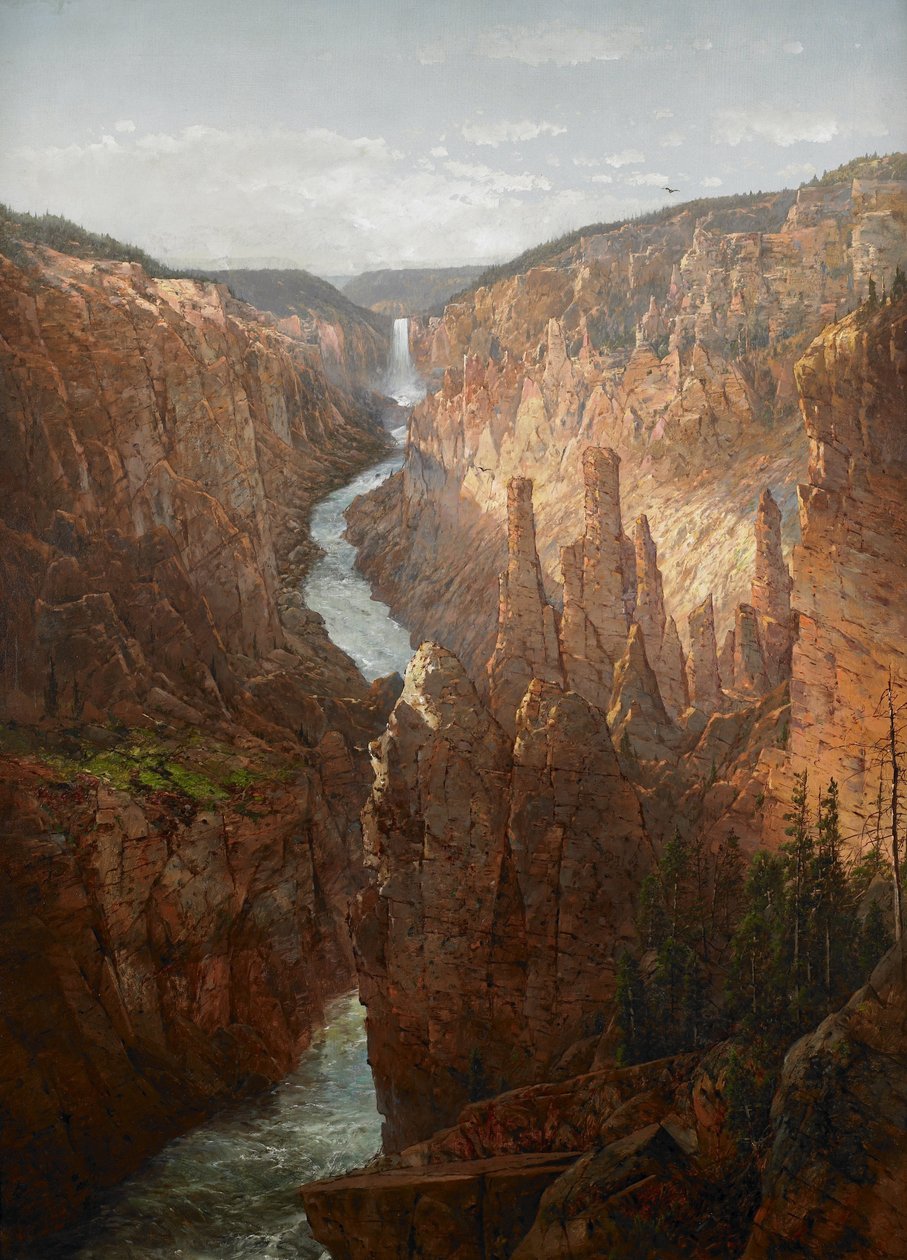 Büyük Kanyon, Yellowstone Nehri by William Sonntag
