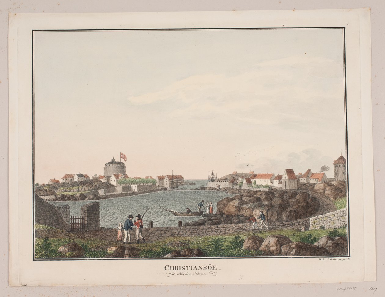 Christiansø. Nordhavnen by Søren L. Lange